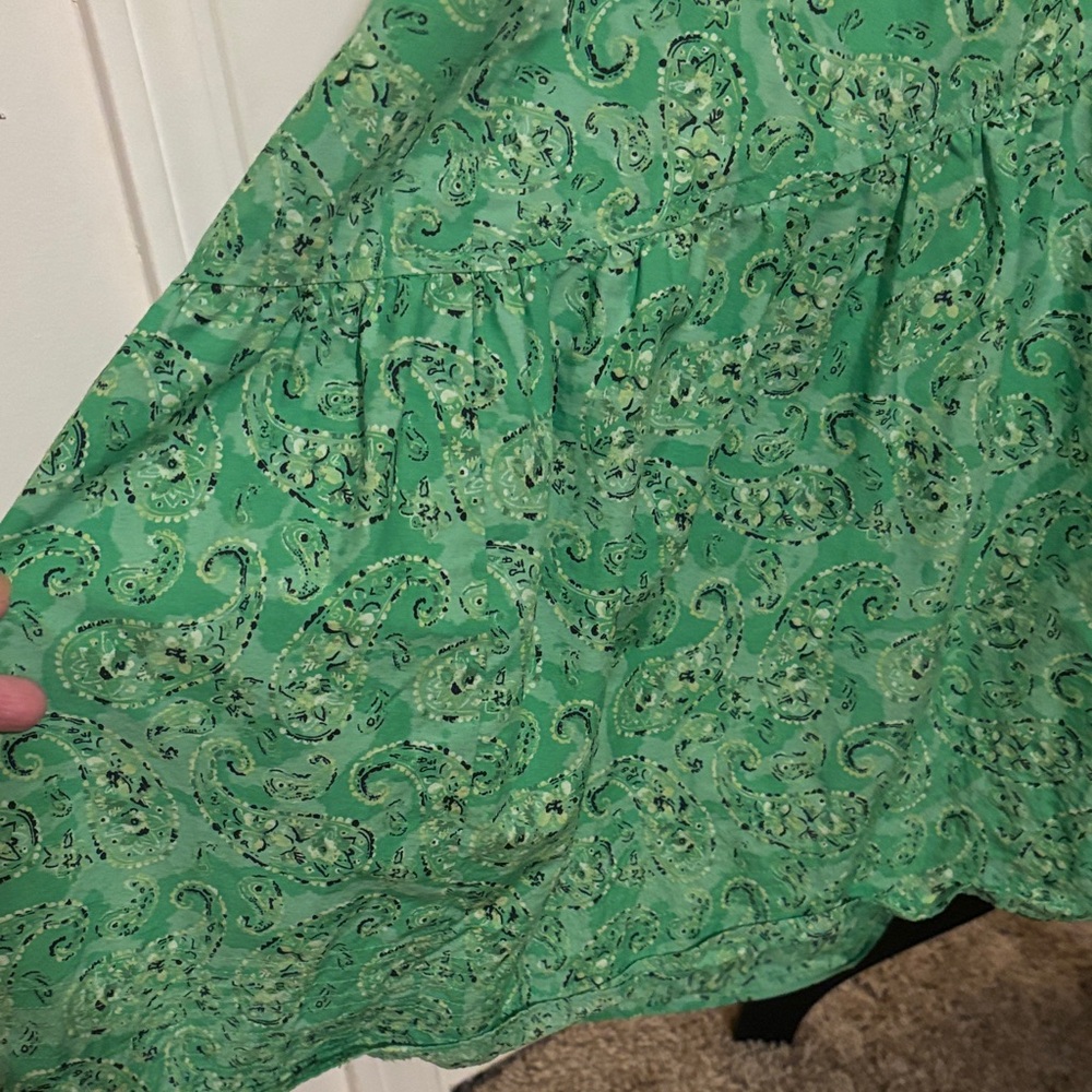 10 Crosby Derek Lam Green Maxi Dress - Picture 5 of 8